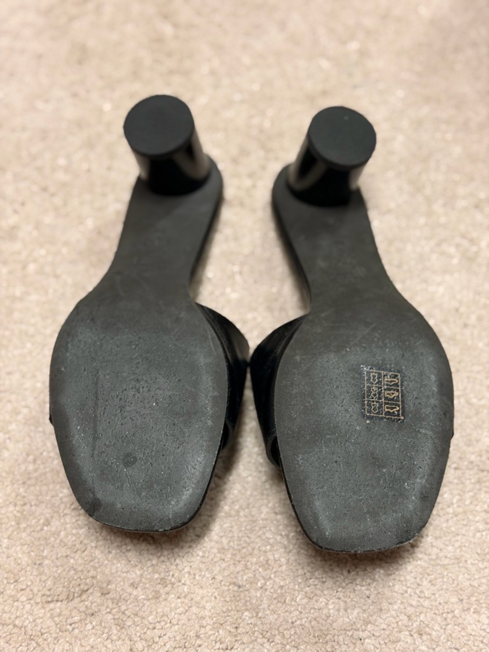 Tory Burch Ines Heeled Mule in Black Leather - Picture 5 of 6